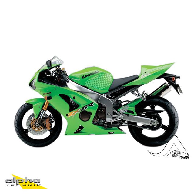 Stompgrip noir Volcano pour Kawasaki ZX6R/RR