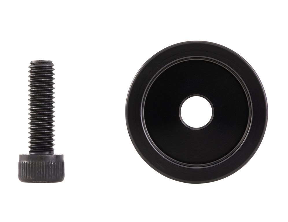 Kit de montage pour rétroviseur d'extrémité de guidon sans poids d'extrémité de guidon, noir