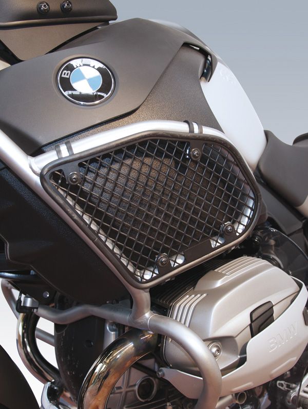 Grille de protection du réservoir pour BMW R 1200 GS Adventure, acier, noir