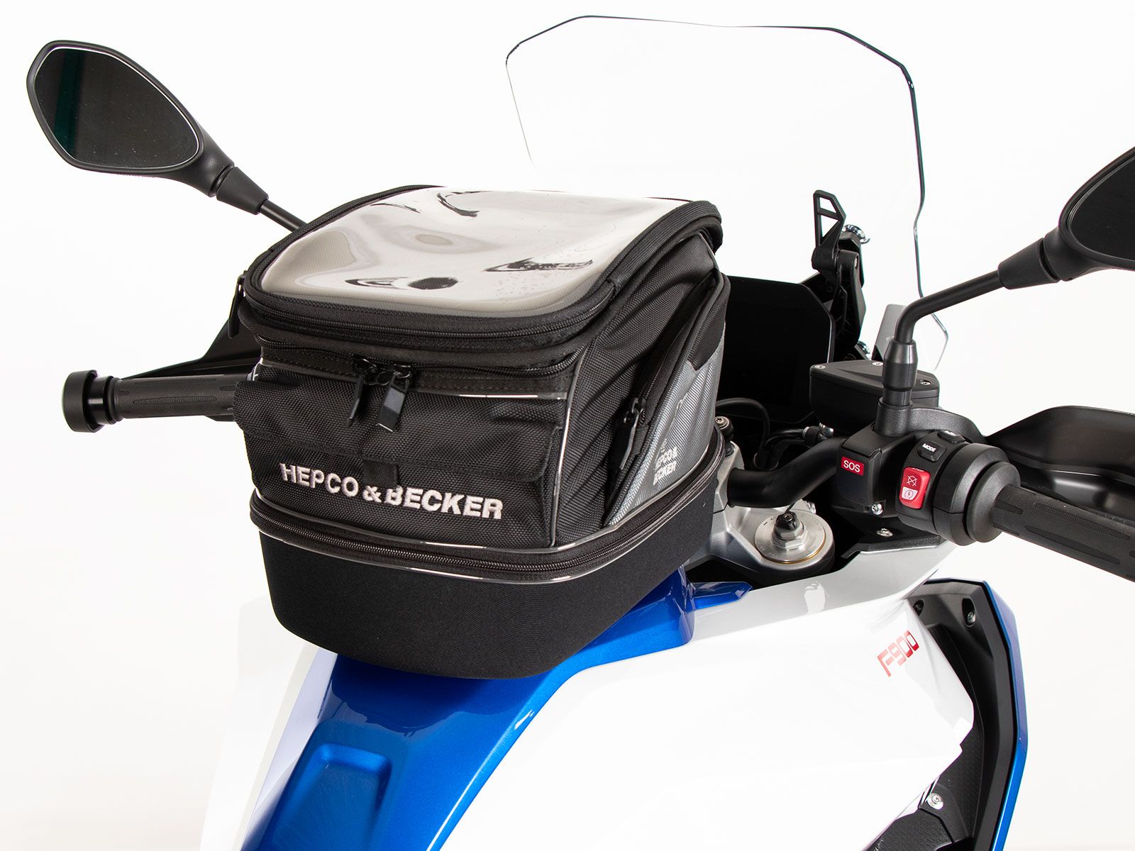 Anneau de réservoir Basic avec unité de fermeture de la sacoche de réservoir pour BMW F 900 XR (25-) Hepco & Becker