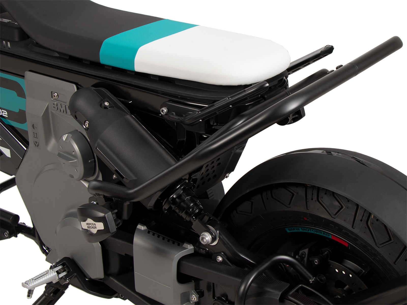 Arceau de protection arrière noir pour BMW CE 02 (23-) Hepco & Becker