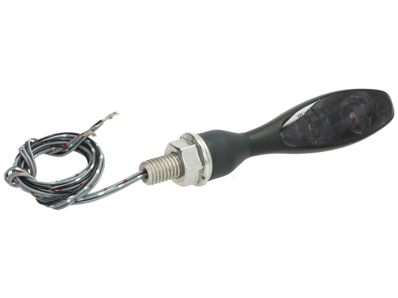 Clignotants Kellermann, feux arrière et stop, Micro 1000 DF Dark, acier, LED, HL/HR, 12 V, noir mat