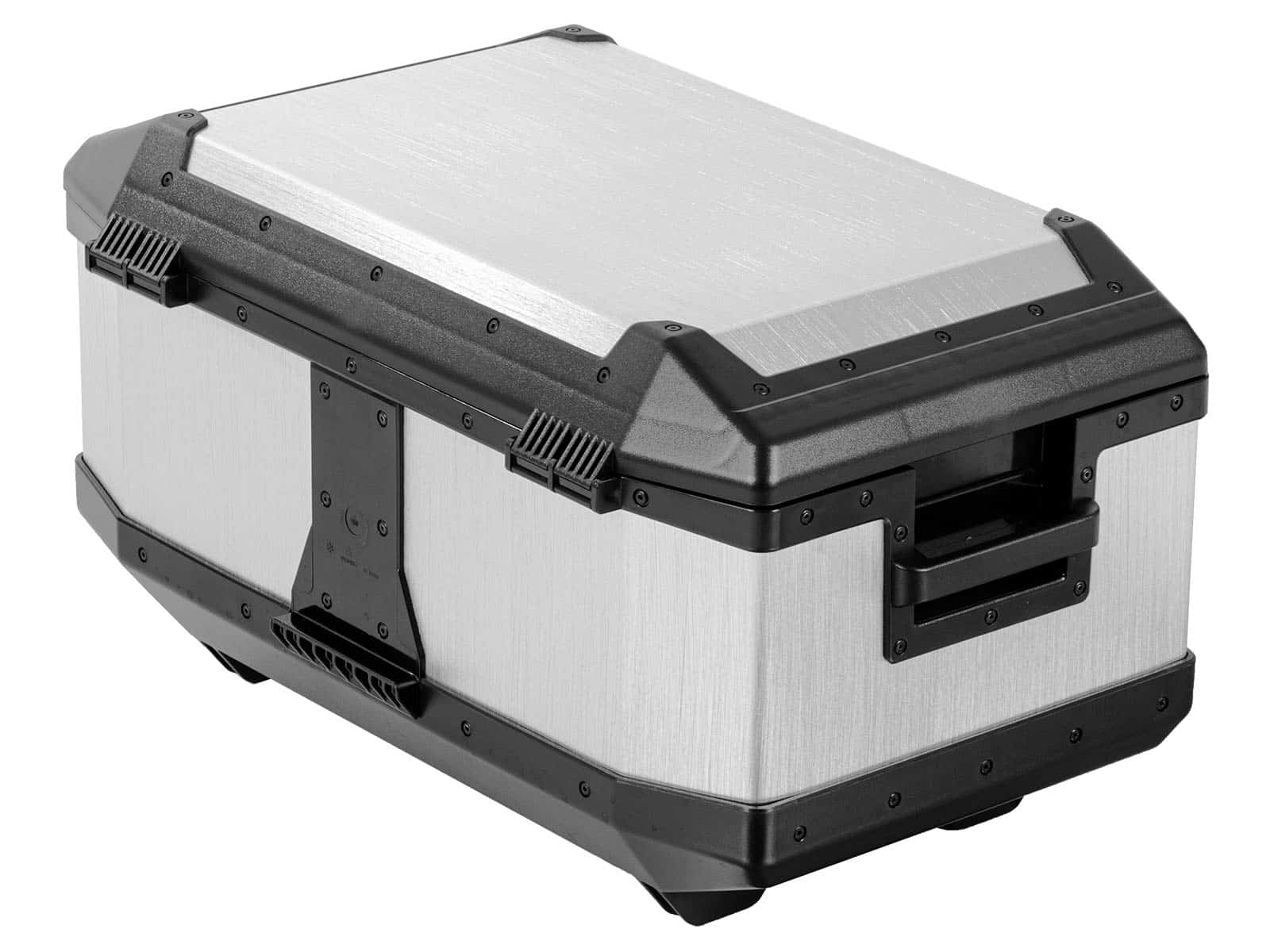Topcase en aluminium Xplorer 60 litres aluminium argenté Hepco & Becker