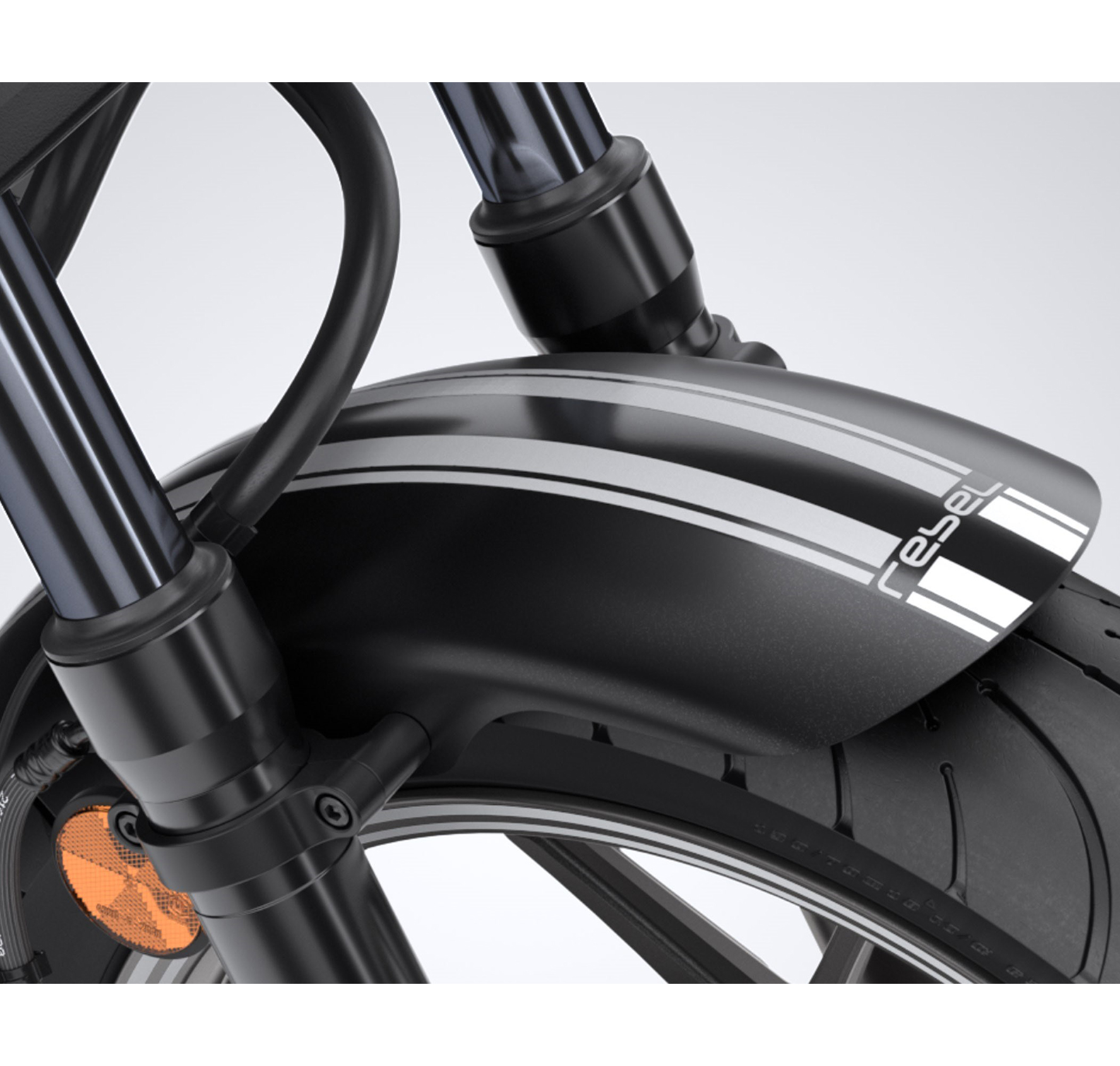 Aile avant courte pour Honda CMX 1100 Rebel (21-25) d'origine