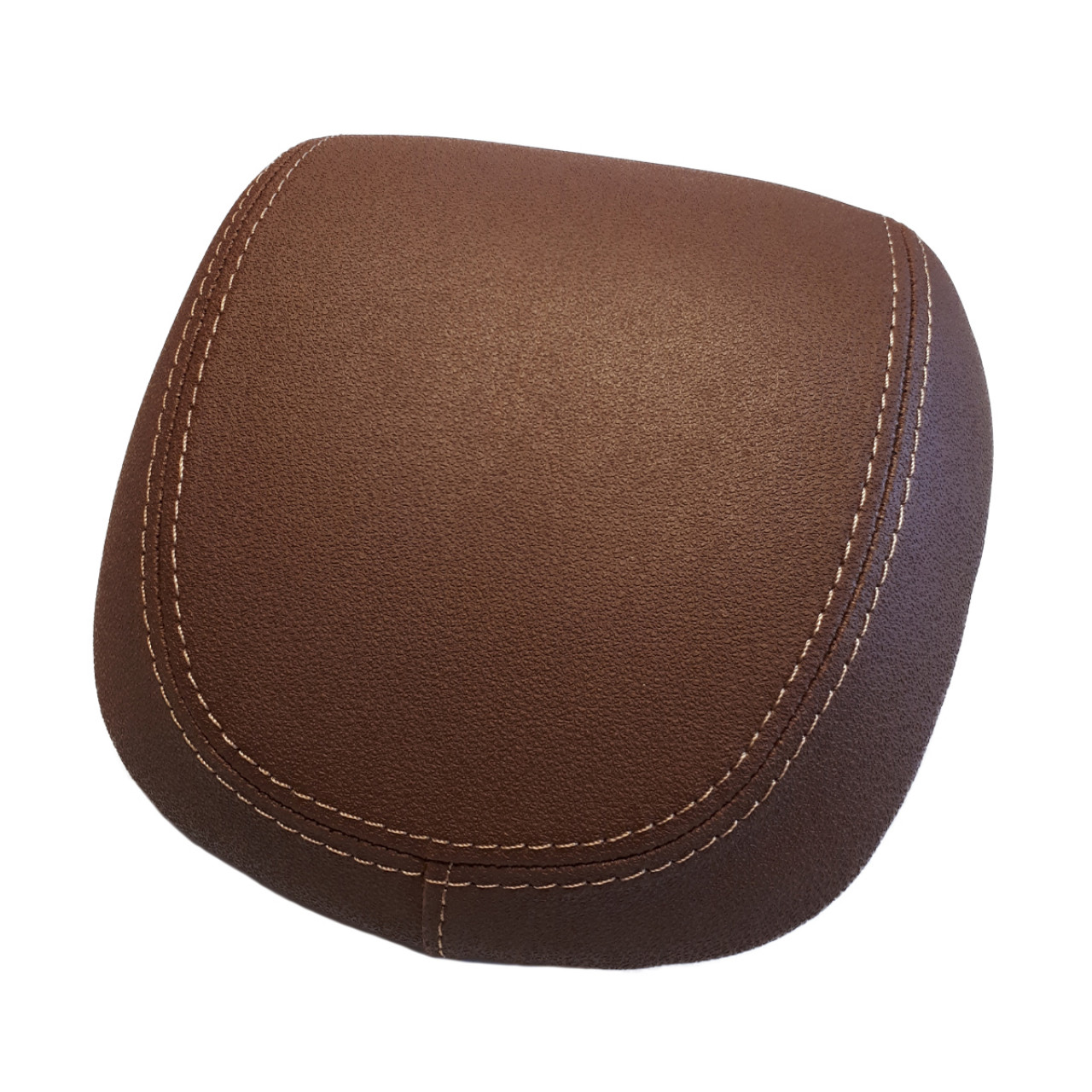 Kit top case 32L blanc montebianco (BR/544), coussin dorsal marron foncé pour PIaggio Medley 125 (24-)