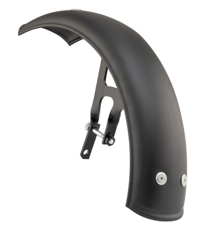 Aile Garelli pour Vespa PX 80-200ccm, métal, noir mat