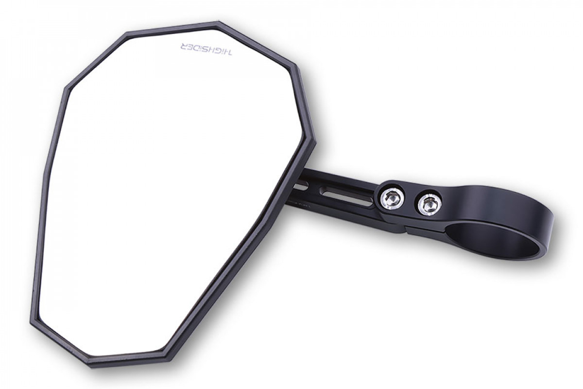 Lenkerendspiegel für Vespa links o. rechts, schwarz, Highsider Stealth X5