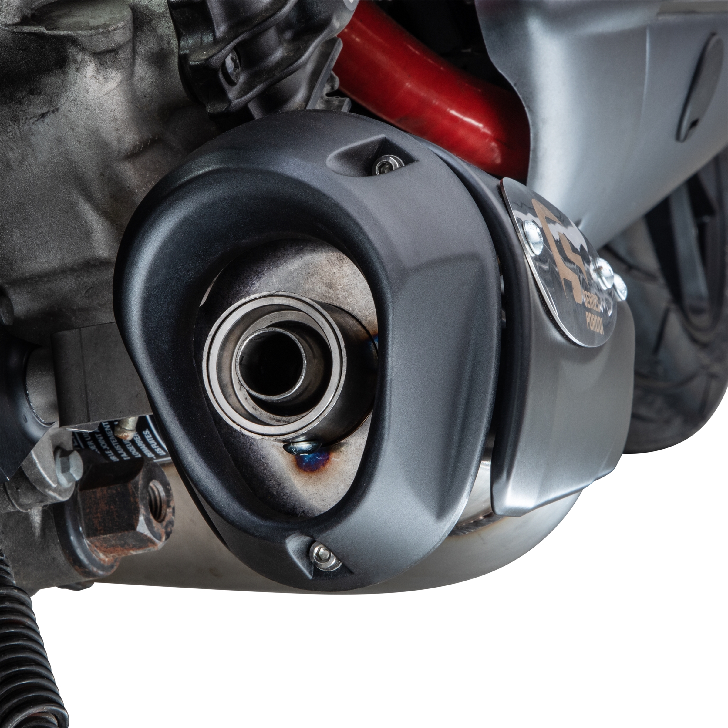 Échappement racing pour Vespa GTS/GTS Super/GTV/GT 60 125-300ccm i.e., 4T, LC, inox