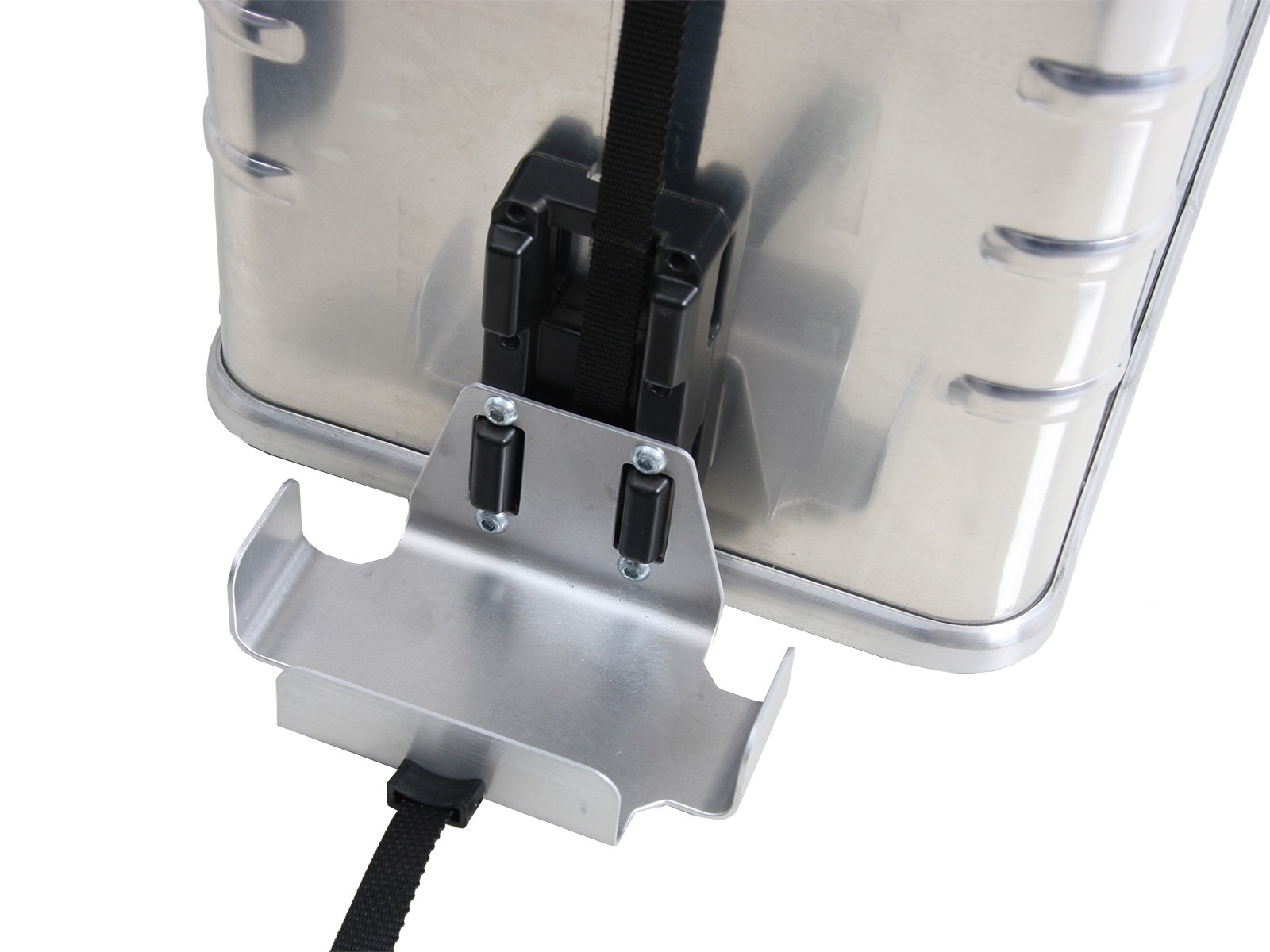 Bidon de réserve 2 l, y compris support universel et matériel de montage Hepco & Becker