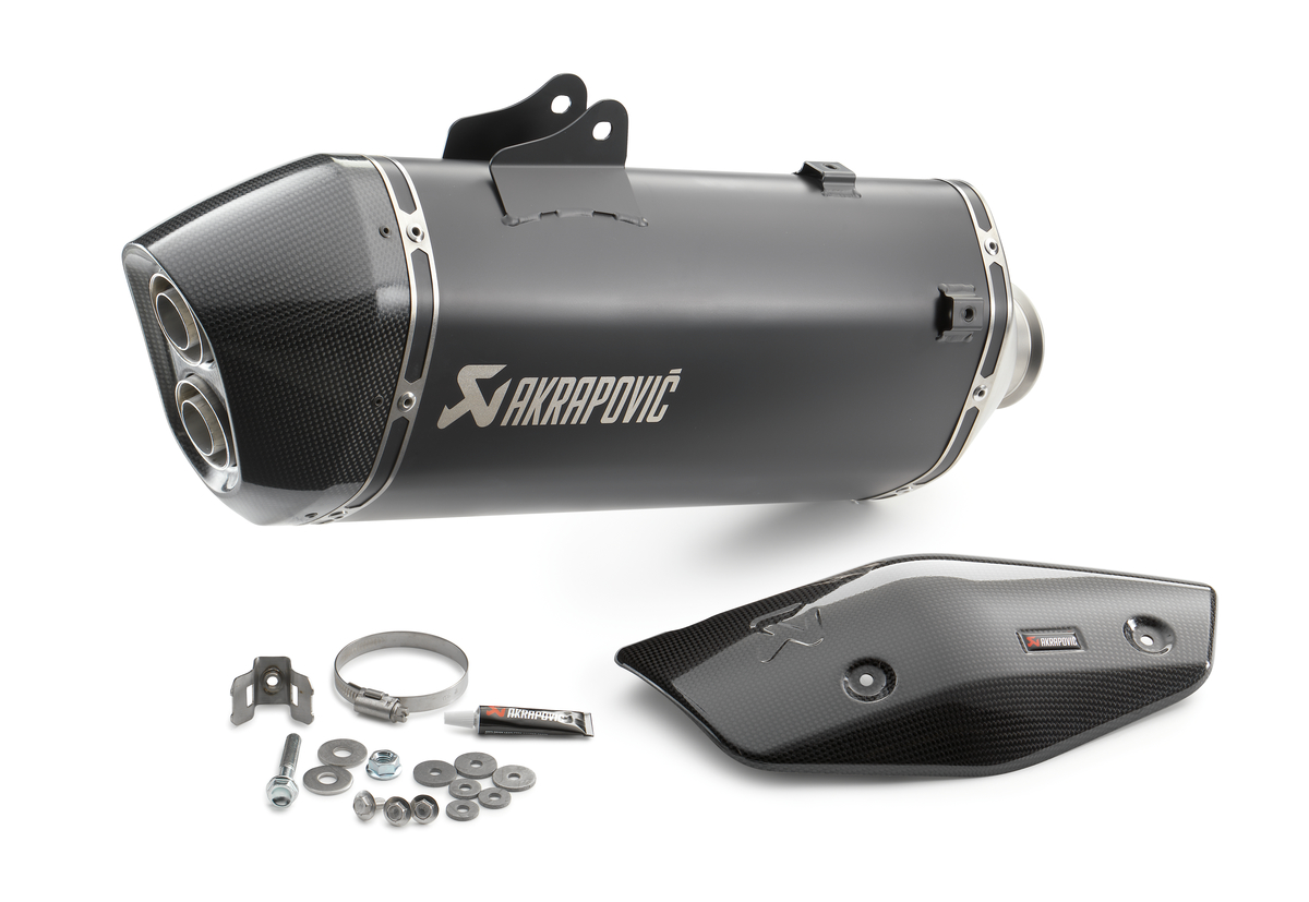 Akrapovic Slip-On LINE système d'échappement noir pour Adventure / Super Adventure