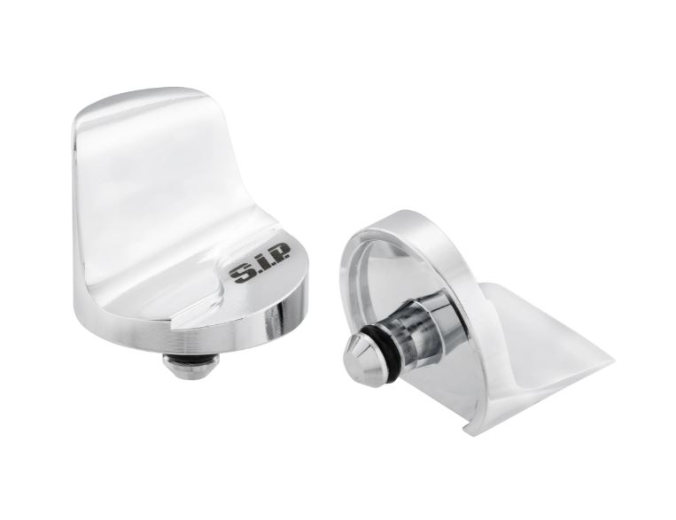 Cache trou de rétroviseur gauche & droite pour Vespa Primavera/Sprint/Elettrica 50-150ccm, chrome