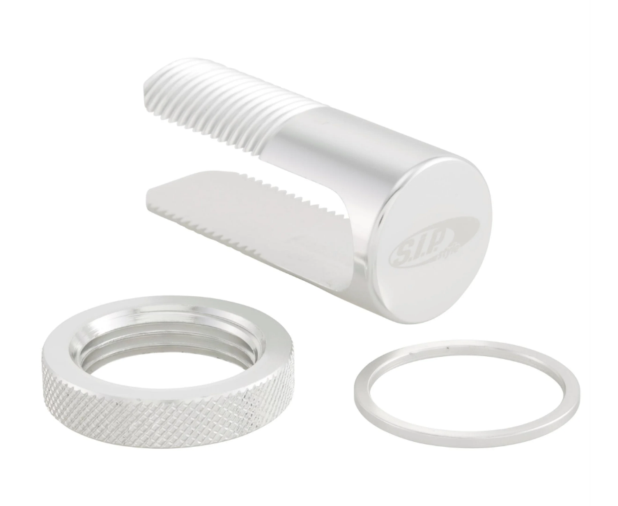 Pince de maintien du porte-bagages pour Vespa, alu, argenté