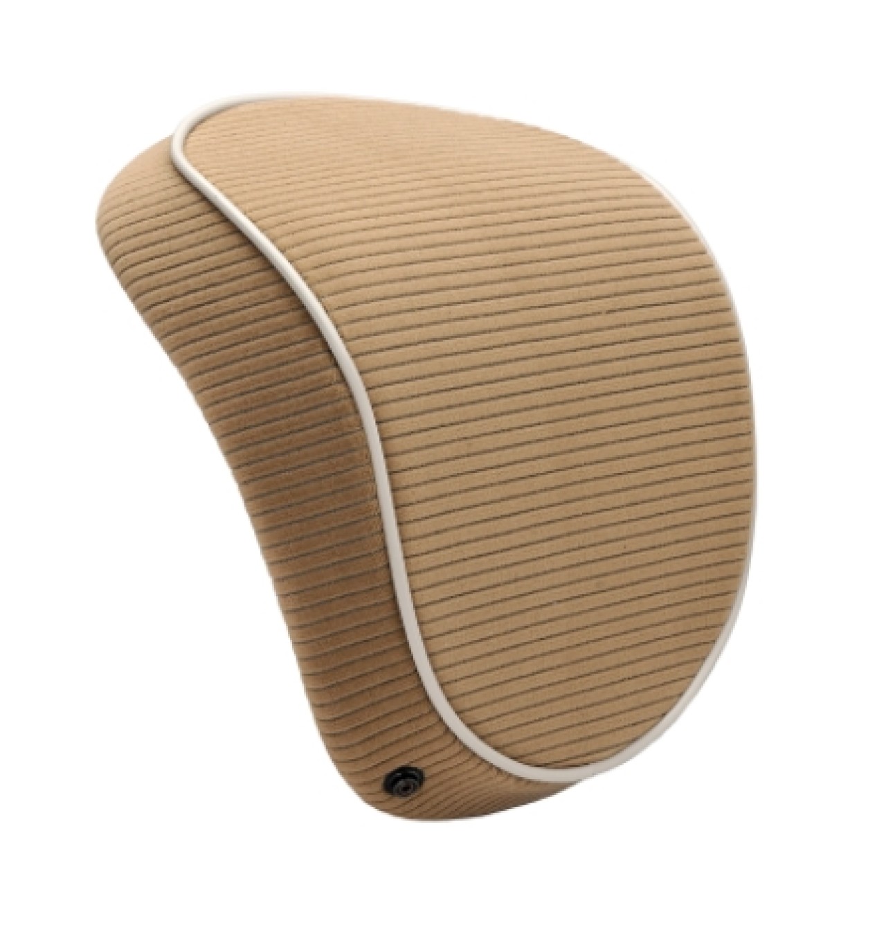 Kit top case 32L blanc montebianco (BR/544), coussin dorsal marron pour PIaggio Medley 125 (24-)