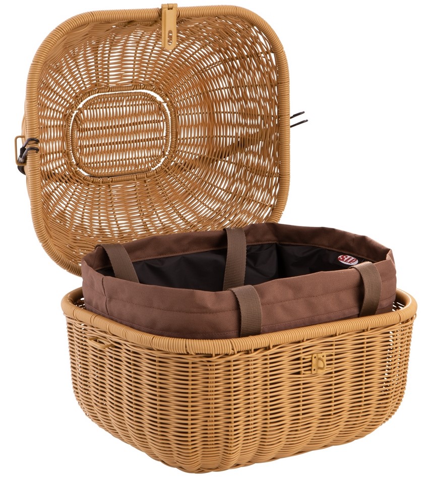 Panier à bagages Kit Classic pour Vespa GTS/GTV/GT60 125-300ccm, marron