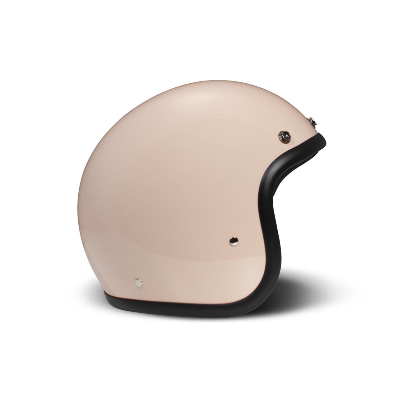DMD casque jet rétro, beige, brillant, Cipria, fibre de verre, ECE 22.06