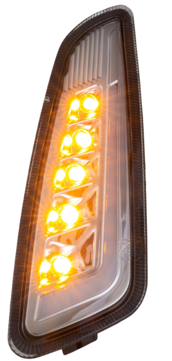 Kit clignotants avant & arrière pour Vespa Primavera/Sprint 125-150ccm 2T/4T AC, clair