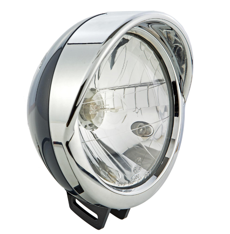 Anneau de lampe avec abat-jour pour Vespa LXV 50-150ccm, chrome