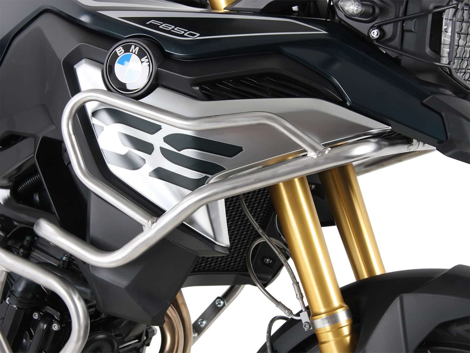 Arceau de protection du réservoir en acier inoxydable pour BMW F 750 GS Hepco & Becker
