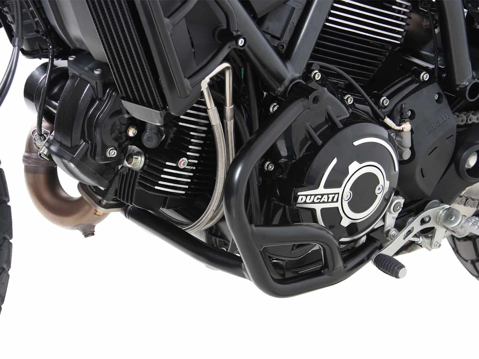 Arceau de protection du moteur noir pour Ducati Scrambler 800 (19-22) Hepco & Becker