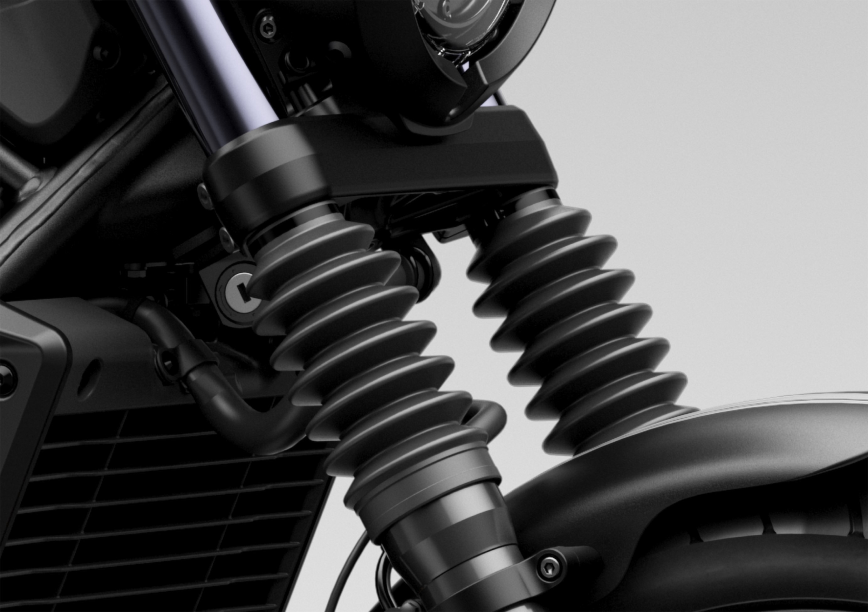 Soufflets noirs pour Honda CMX 1100 Rebel (21-) d'origine