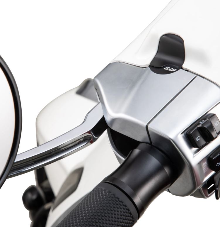 Cache trou de rétroviseur gauche & droite pour Vespa Primavera/Sprint/Elettrica 50-150ccm, noir mat