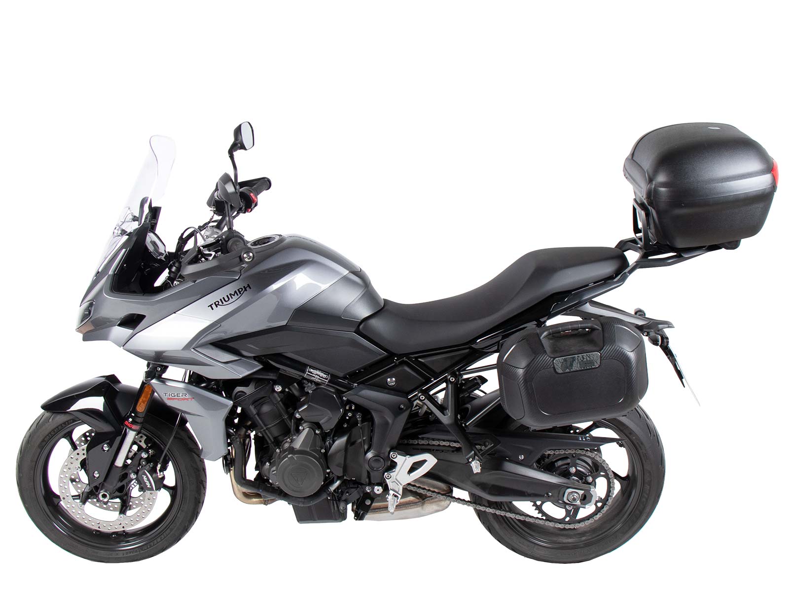 Support de top case Easyrack pour porte-bagages d'origine Triumph Tiger Sport 800 (25-) Hepco & Becker