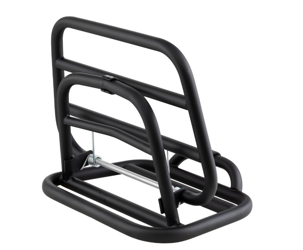 Porte-bagages arrière pour Vespa 946 3V i.e. 125cc, pliable, noir mat