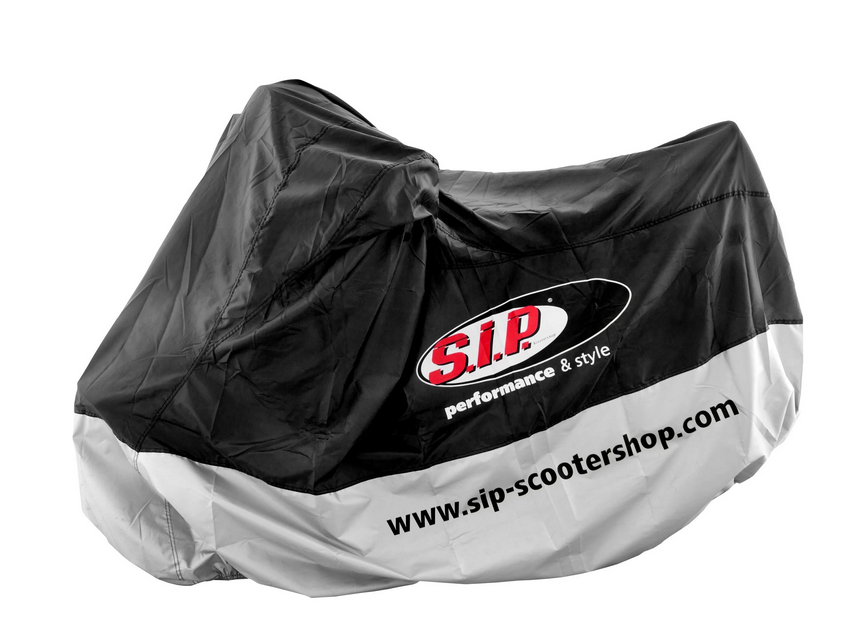 Garage pliable Outdoor "Scooter", taille M-L, noir/argenté