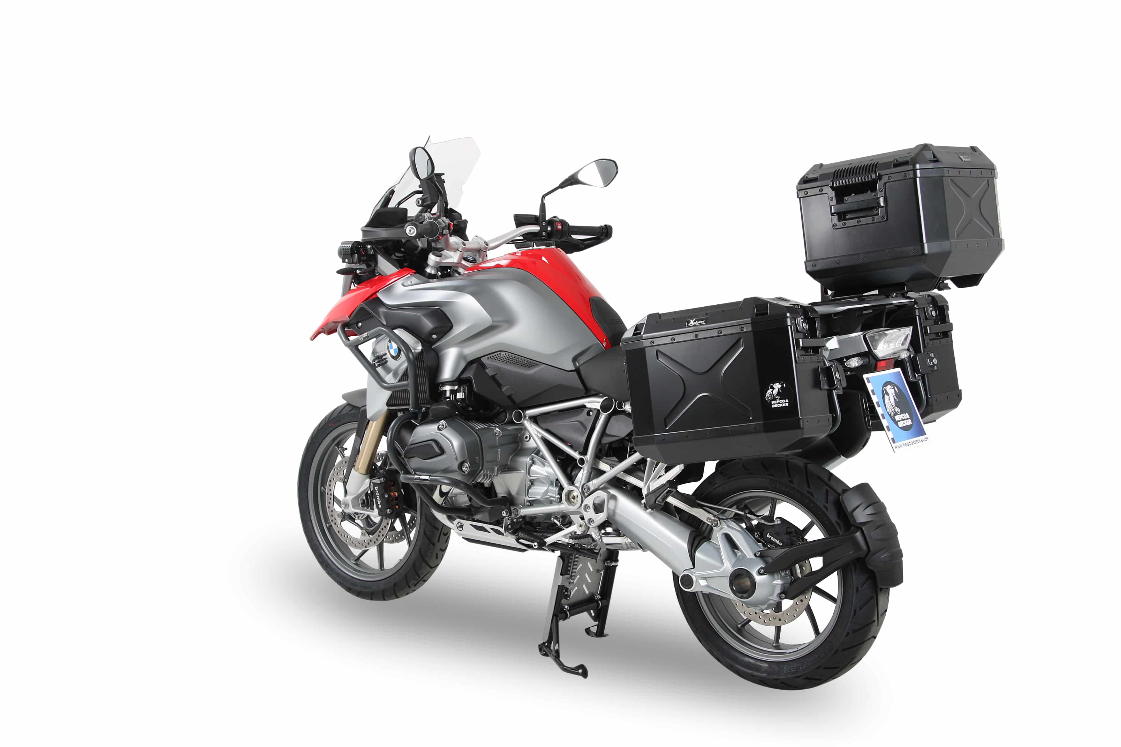 Porte-bagages latéraux Lock-it noir pour BMW R 1250 GS Adventure (19-24) Hepco & Becker
