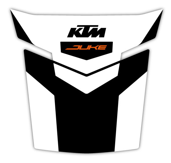 Autocollant KTM Tankpad pour Duke 125 / 390 (année 17-)