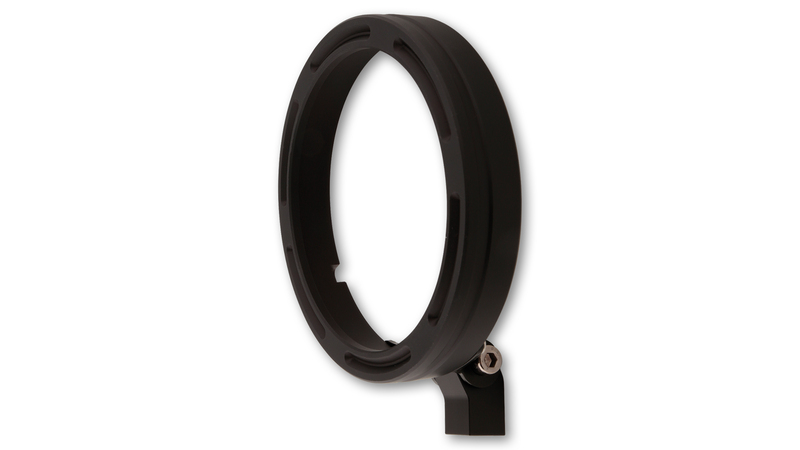 HIGHSIDER pro 5 3/4 pouces Anneau porte-lampe Frame-R2 Noir CNC, fixation inférieure