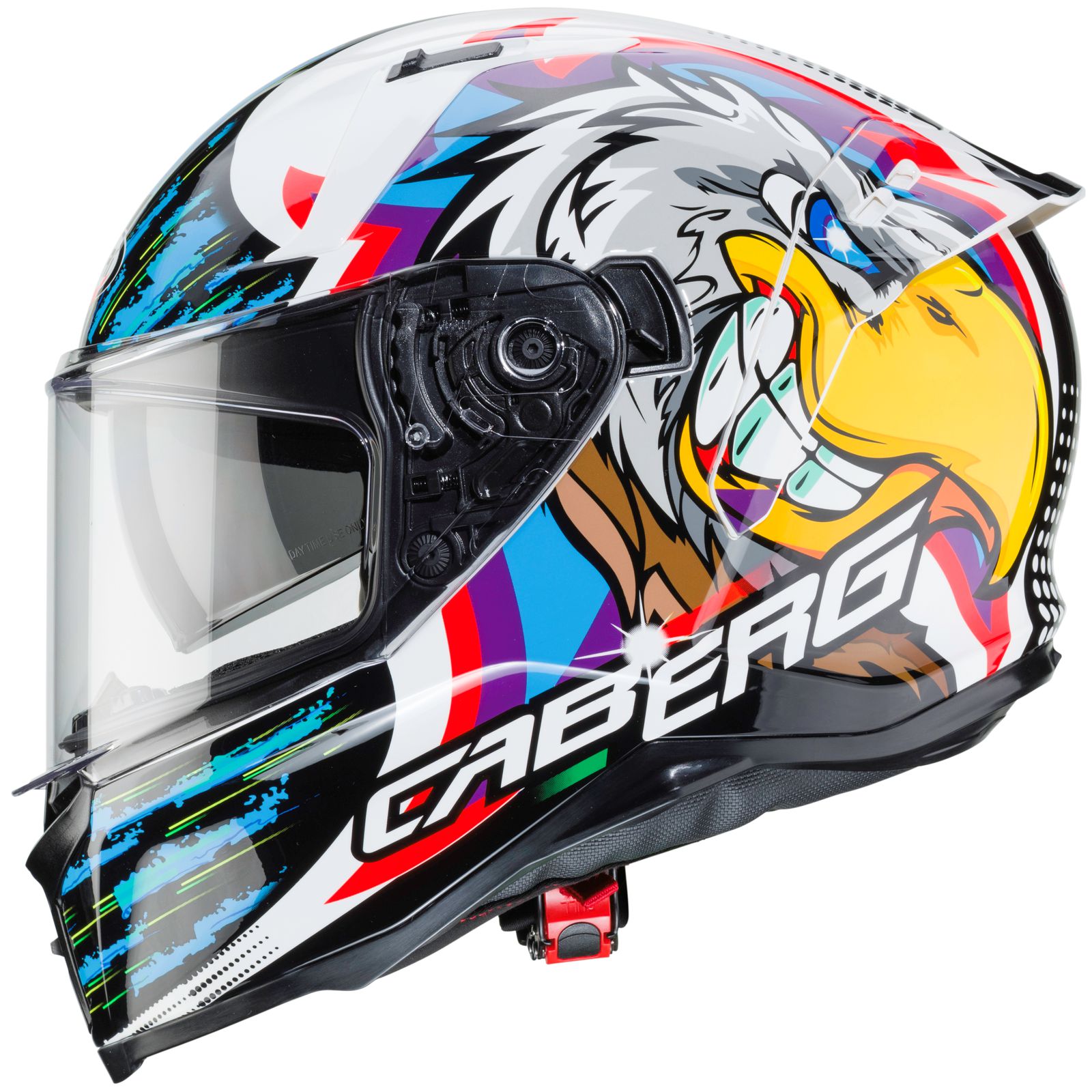 Caberg casque Avalon Hawk, blanc/noir-bleu