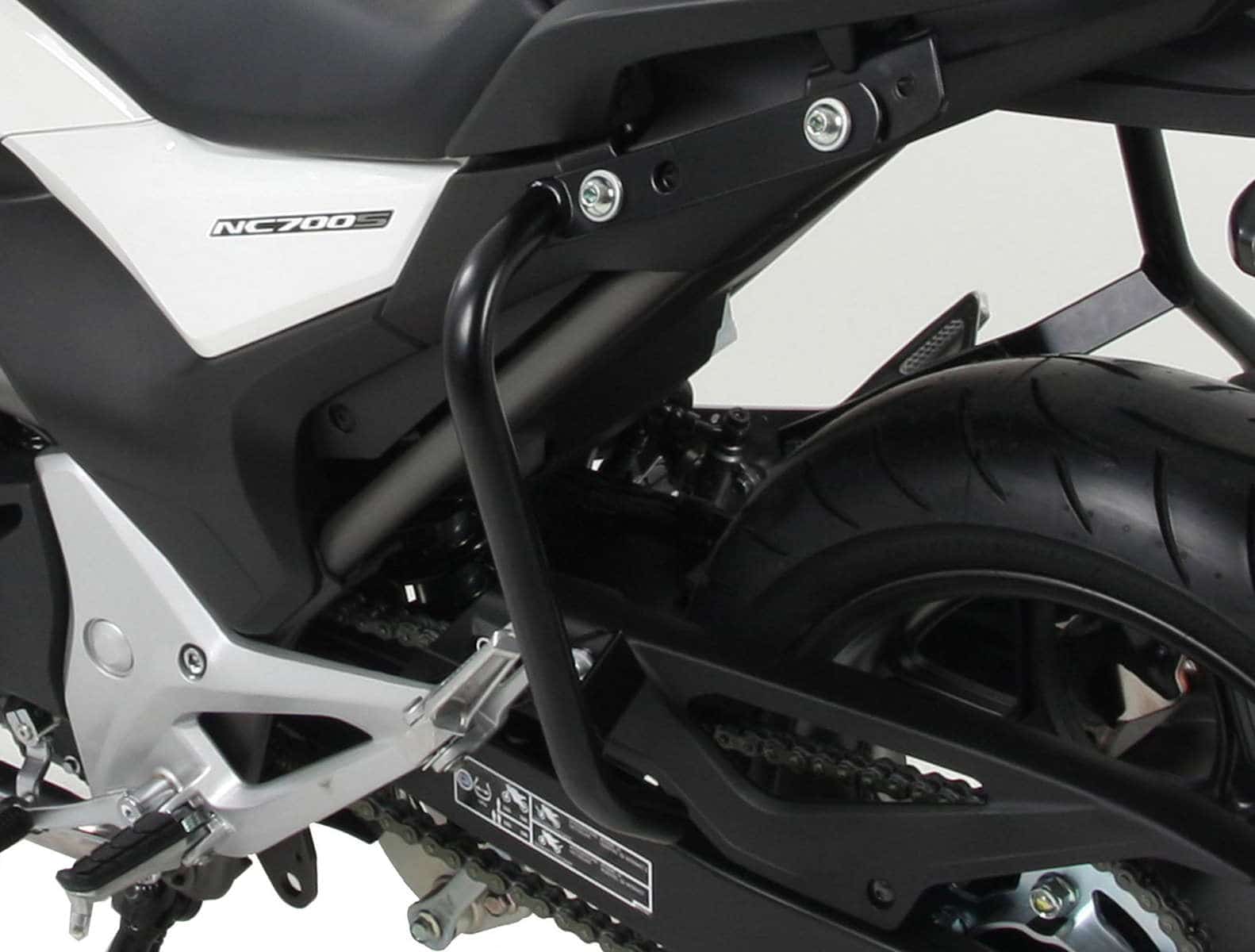 Arceau de protection arrière noir pour Honda NC 700 S (12-13) /750 S/DCT (14-20) Hepco & Becker