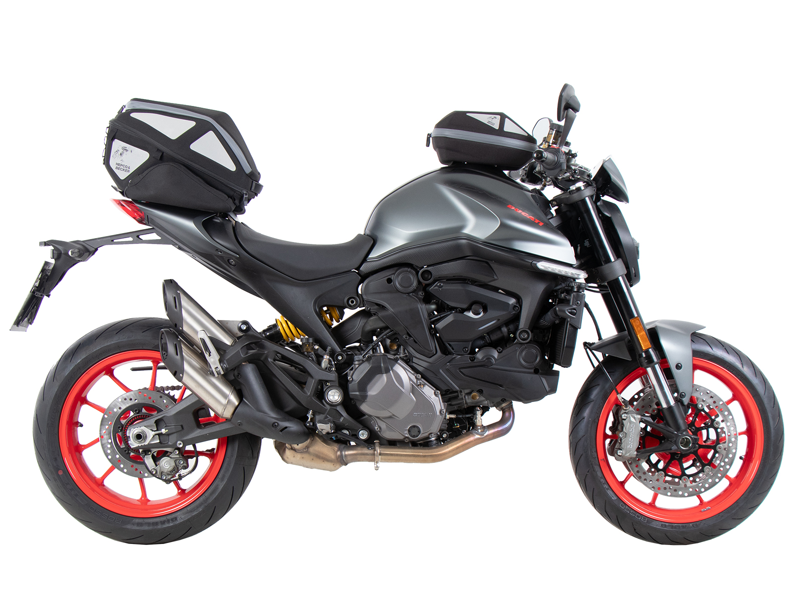 Anneau de réservoir Basic avec unité de fermeture de la sacoche de réservoir pour Ducati Monster 937 / 937+ (21-)