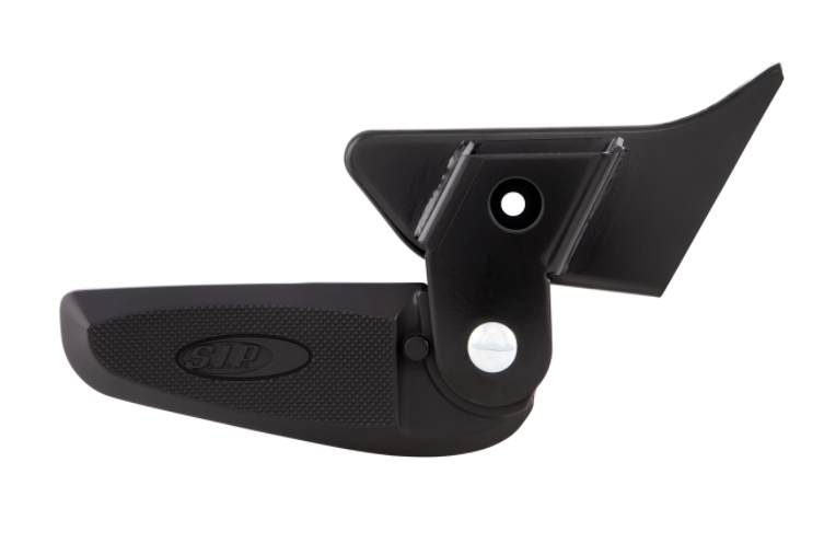 Repose-pieds droit et gauche pour Vespa Primavera/​Sprint 50-150ccm 2T/​4T AC, noir/noir