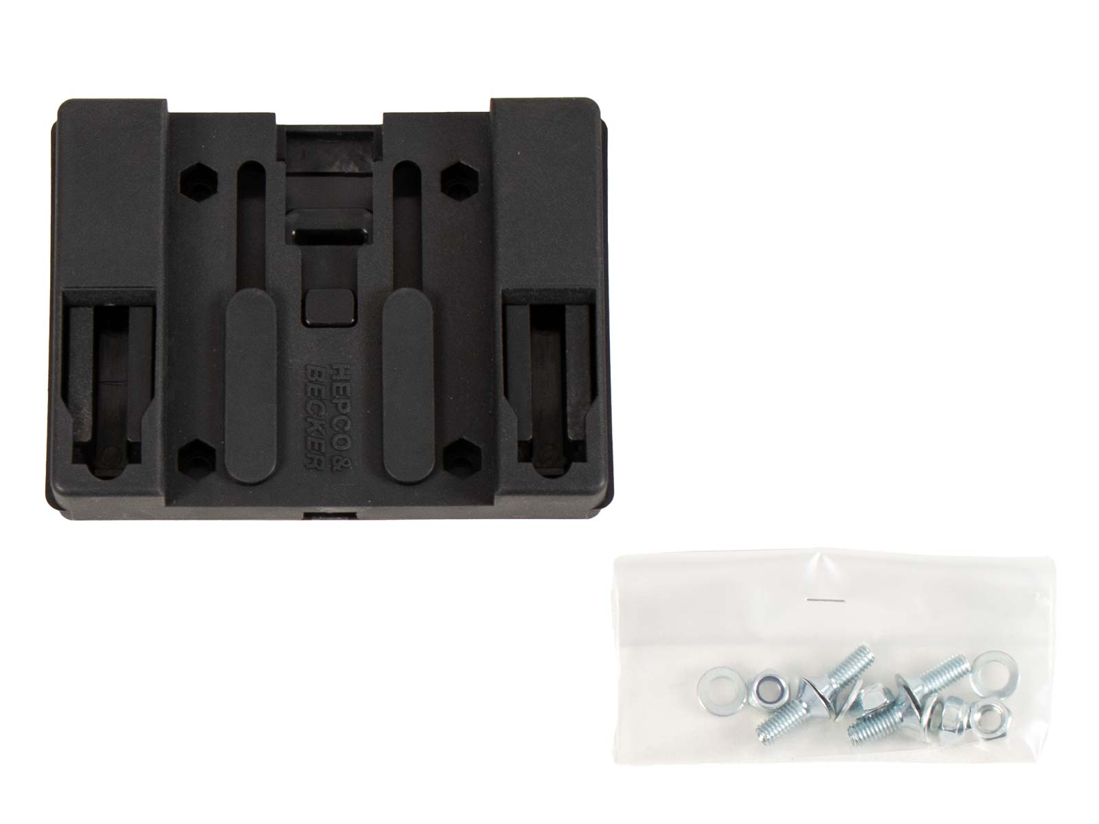 Contre-support de sacoche de réservoir (unité de fermeture) Kit de montage Basic Hepco & Becker
