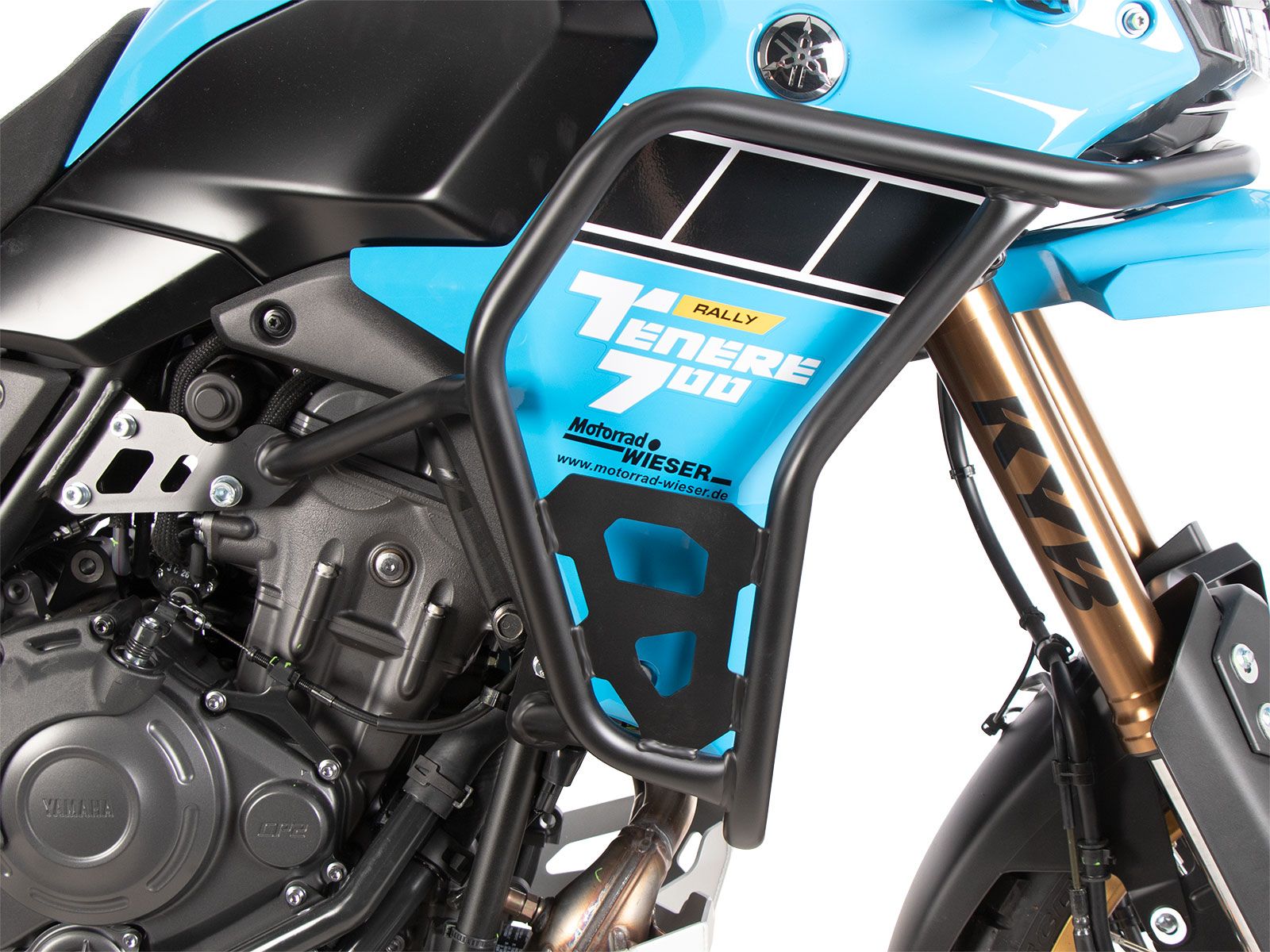 Arceau de protection de réservoir "Solid" noir pour Yamaha Ténéré 700 Rally (25-) Hepco & Becker