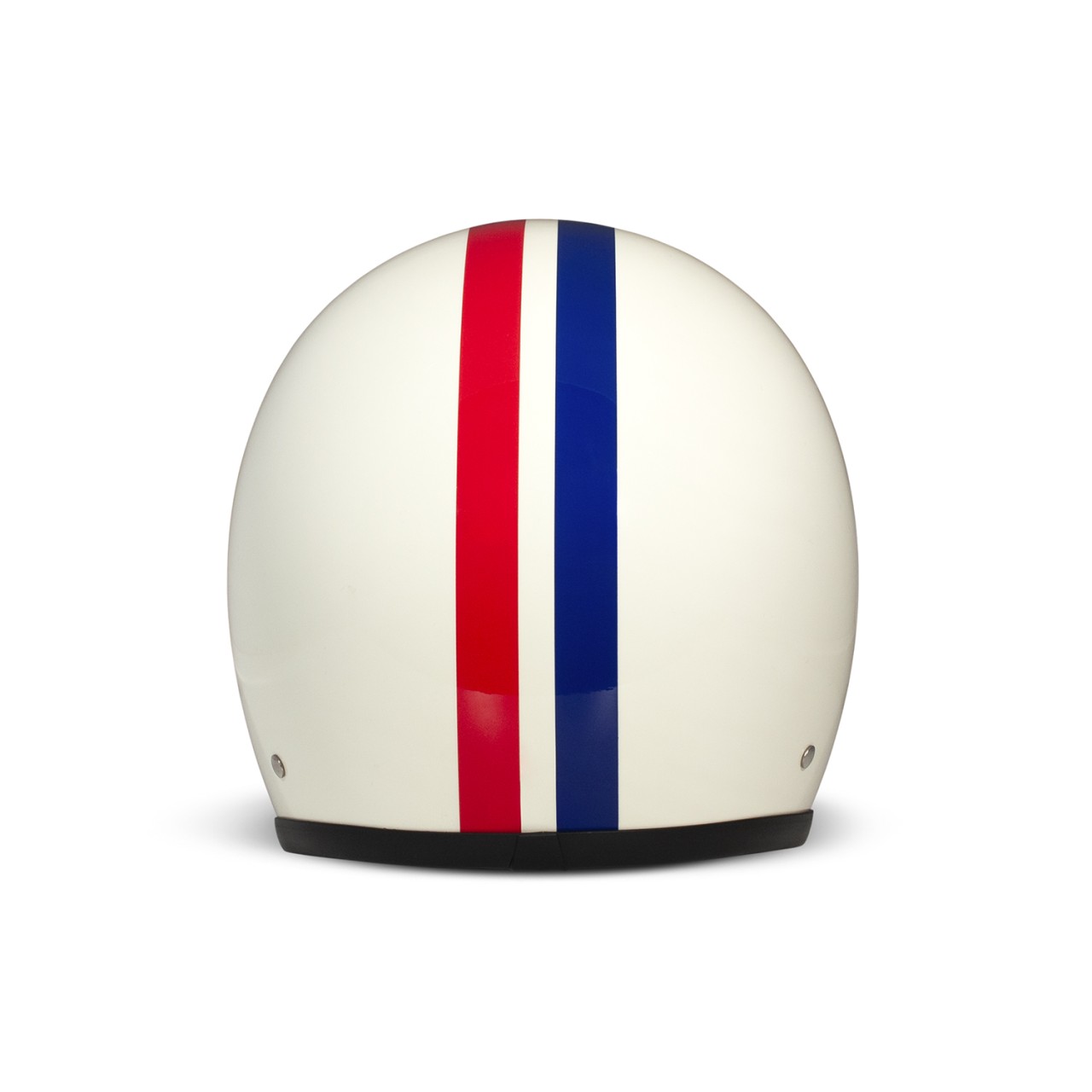 DMD casque jet rétro, blanc, mat, triple, fibre de verre, ECE 22.06