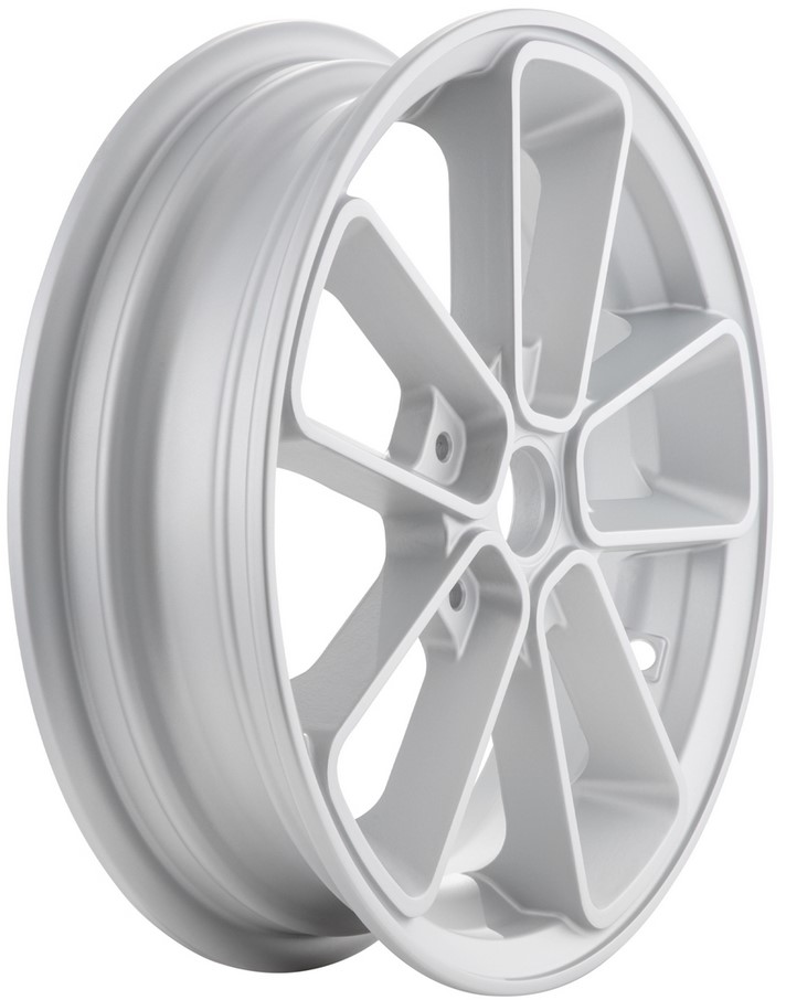 Jante avant/arrière 12" pour Vespa GTS/GTS Super/GTV/GT 60/GT/GT L 125-300ccm, argent