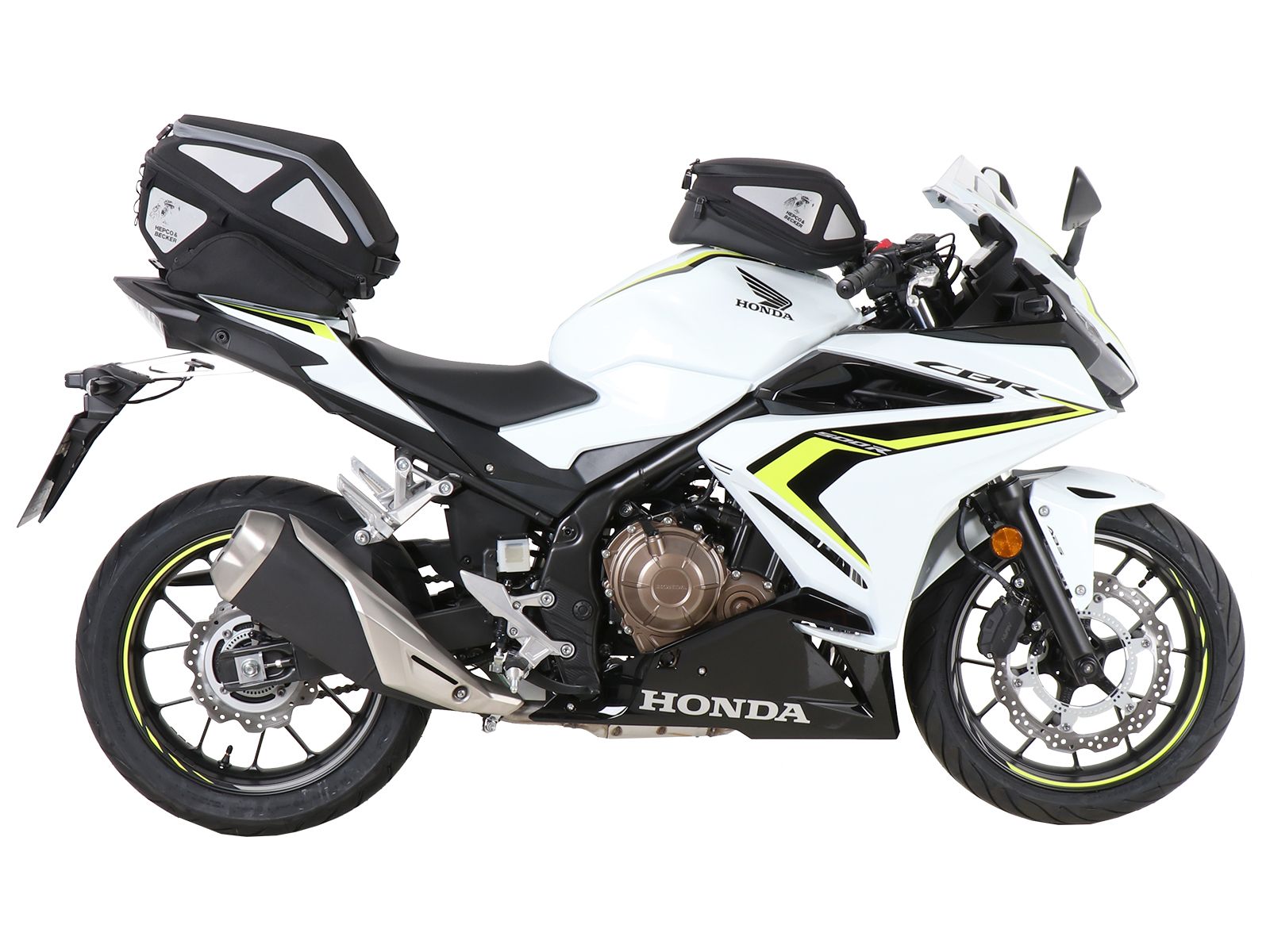 Anneau de réservoir Basic avec unité de fermeture de la sacoche de réservoir pour Honda CBR 500 R (19-23) Hepco & Becker