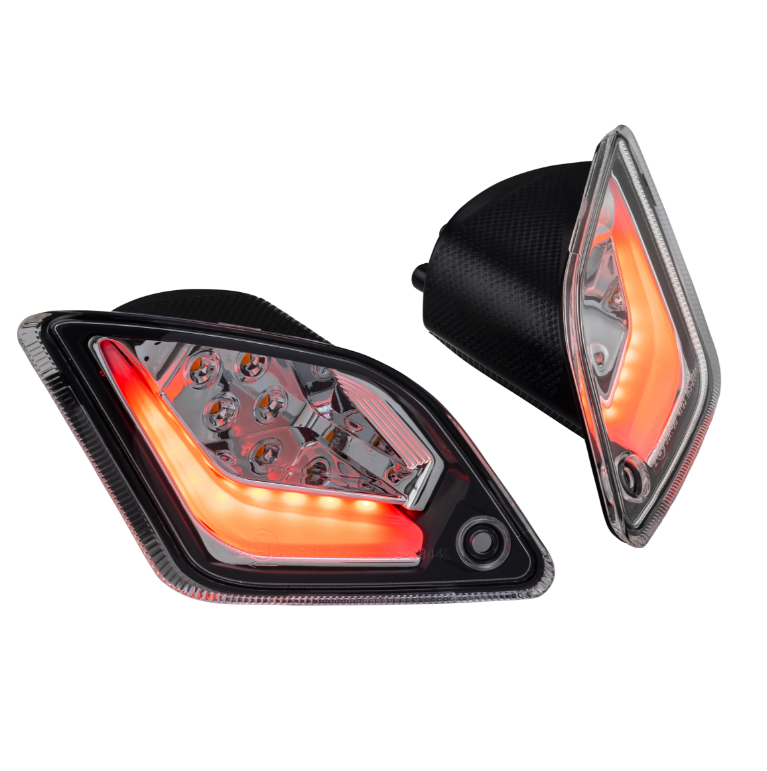 Kit de clignotants avant & arrière pour Vespa GTS/GTS Super/GTV 125-300ccm, clair