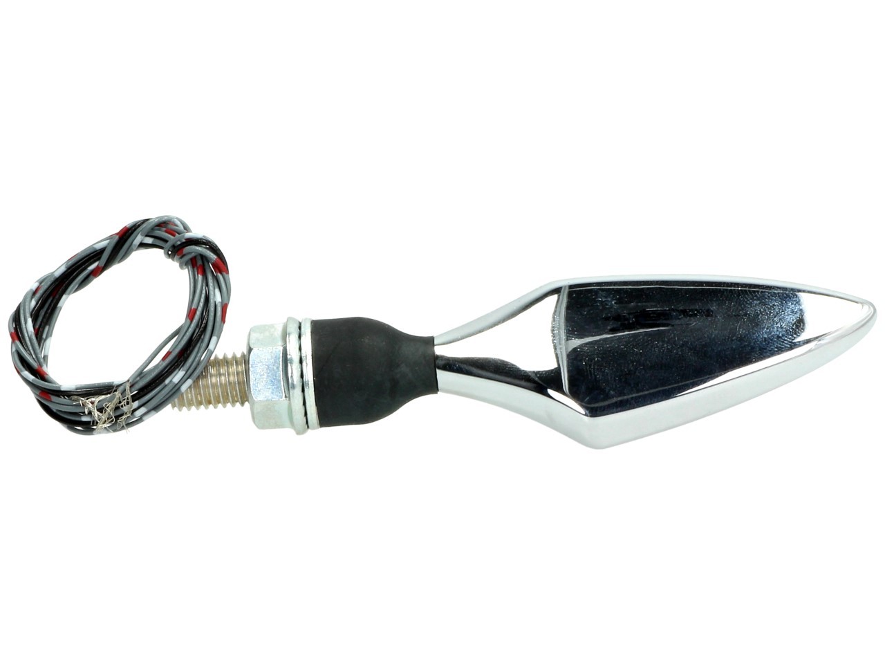 Kellermann Clignotant, feu arrière et feu stop, Rhombus DF, acier, LED, HL, 12 V, chrome brillant, M8x20