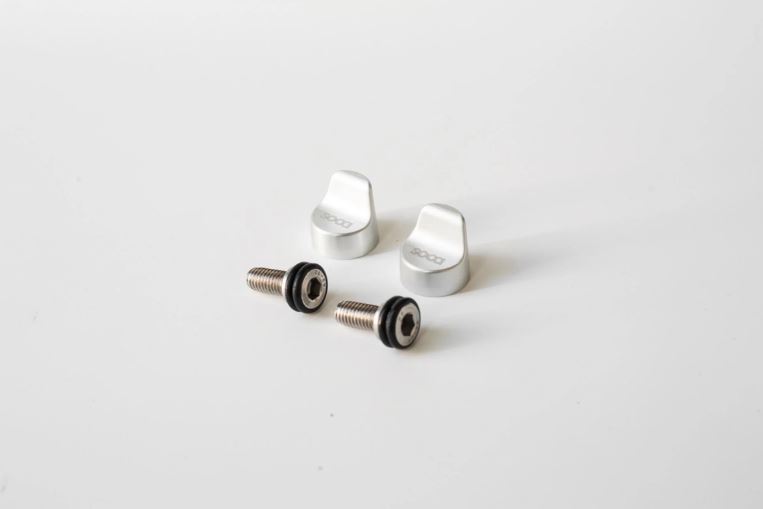 Cache trou de rétroviseur gauche & droite SOCA pour Vespa Primavera/Sprint/Elettrica 50-150ccm, argenté