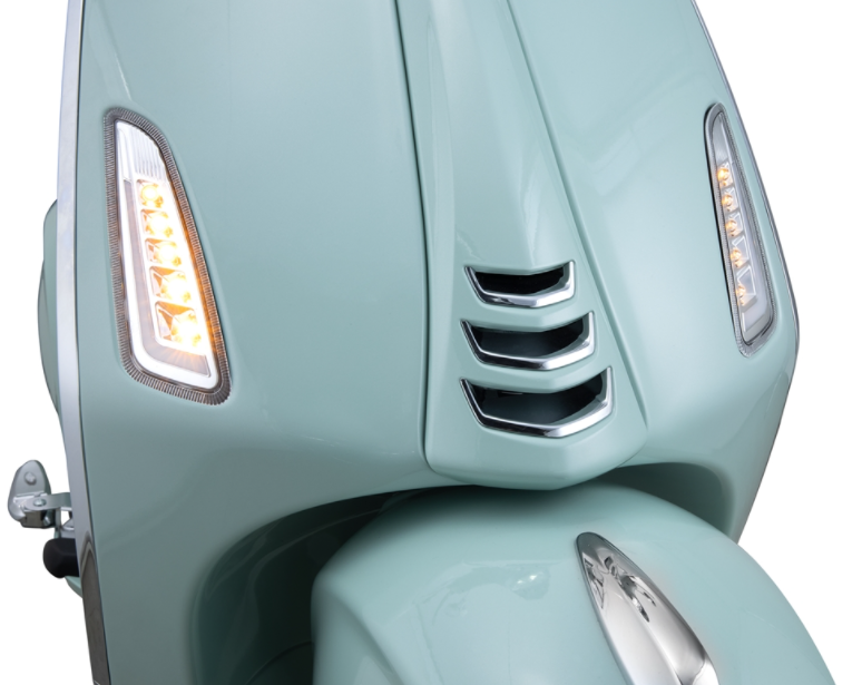 Kit clignotant avant gauche/droite pour Vespa Primavera/Sprint 50ccm 2T/4T, clair