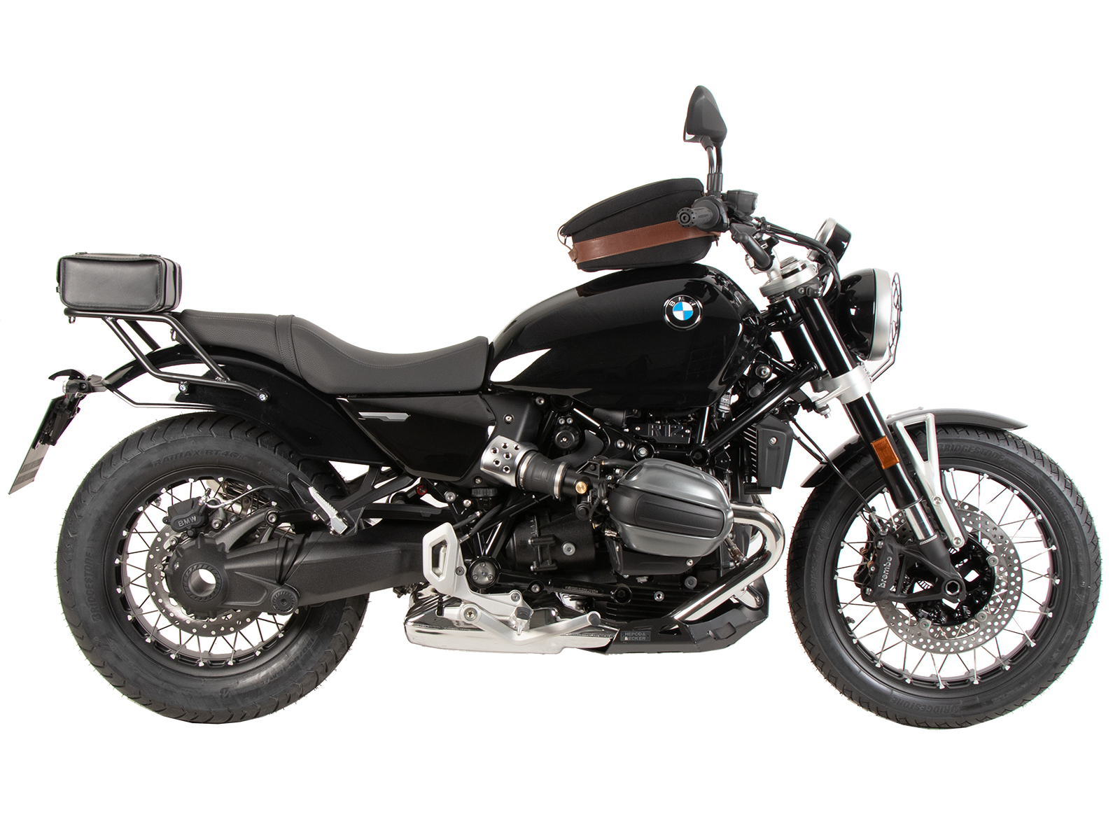 Porte-bagages tubulaire noir pour BMW R 12 (24-) Hepco & Becker