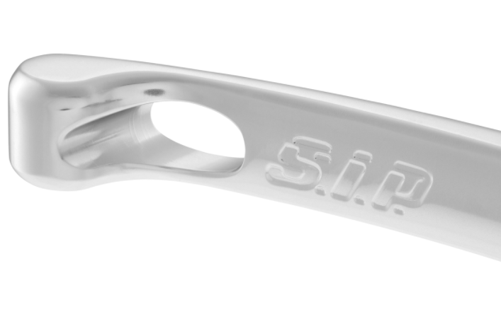 Jeu de leviers sport frein gauche/droit pour Vespa LX/​LXV/​S/​Primavera/​Sprint 50-150ccm, argent