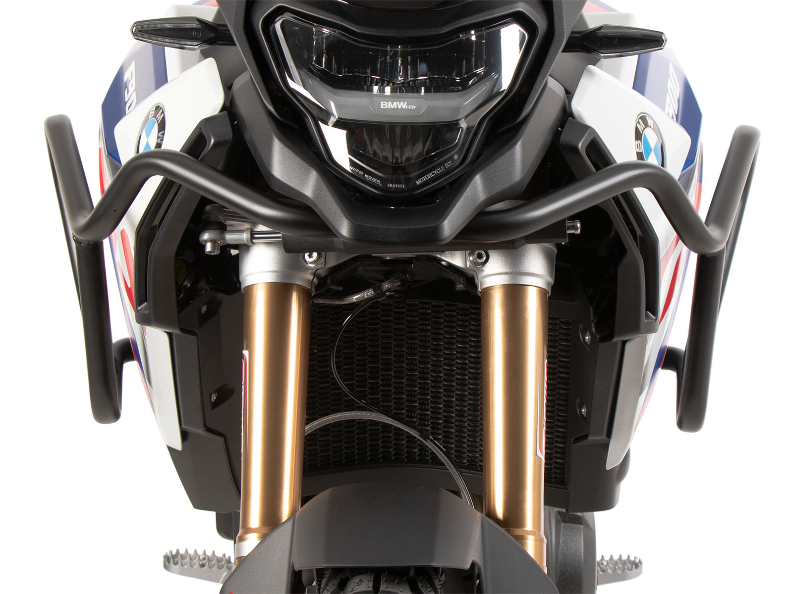 Arceau de protection du réservoir noir pour BMW F 900 GS (24-) Hepco & Becker