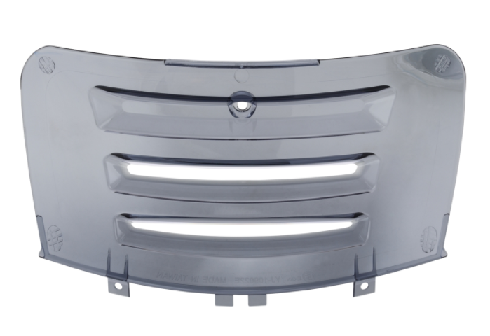 Cache-bougie pour Vespa Primavera/Sprint 50-150ccm 2T/4T AC, noir teinté