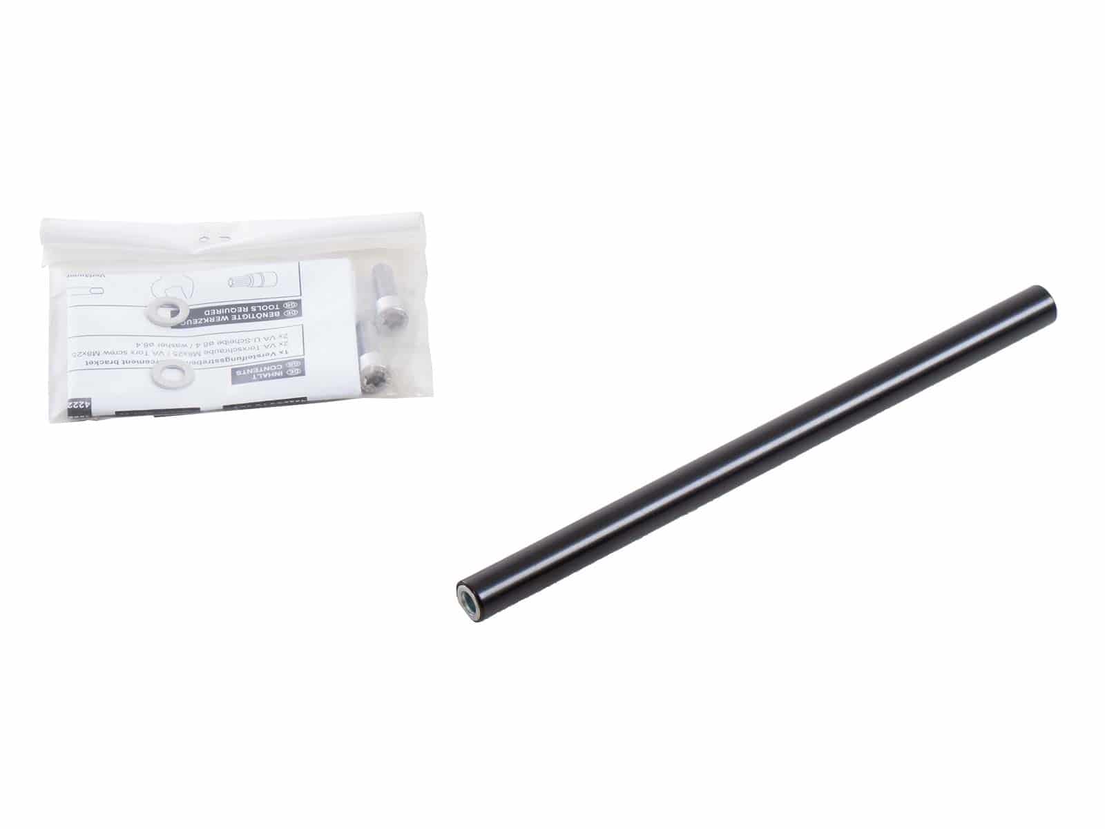 Entretoise de renfort noire pour l'arceau de protection du moteur pour BMW R 1250 R (19-) Hepco & Becker