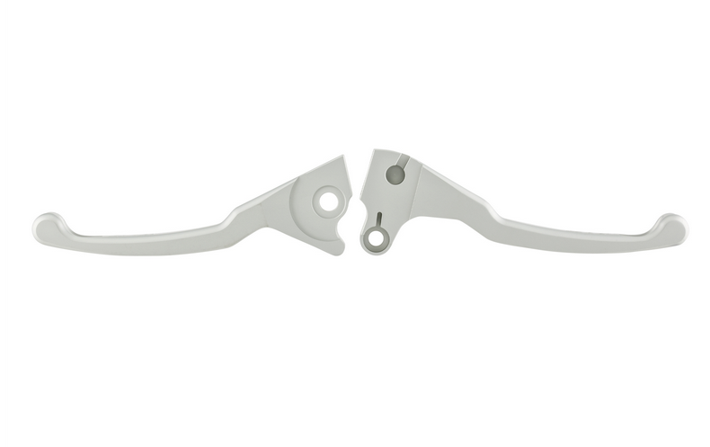 Kit levier de frein sport Shorty pour Vespa LX /LXV /S /Primavera /Sprint 50-150ccm, argent mat